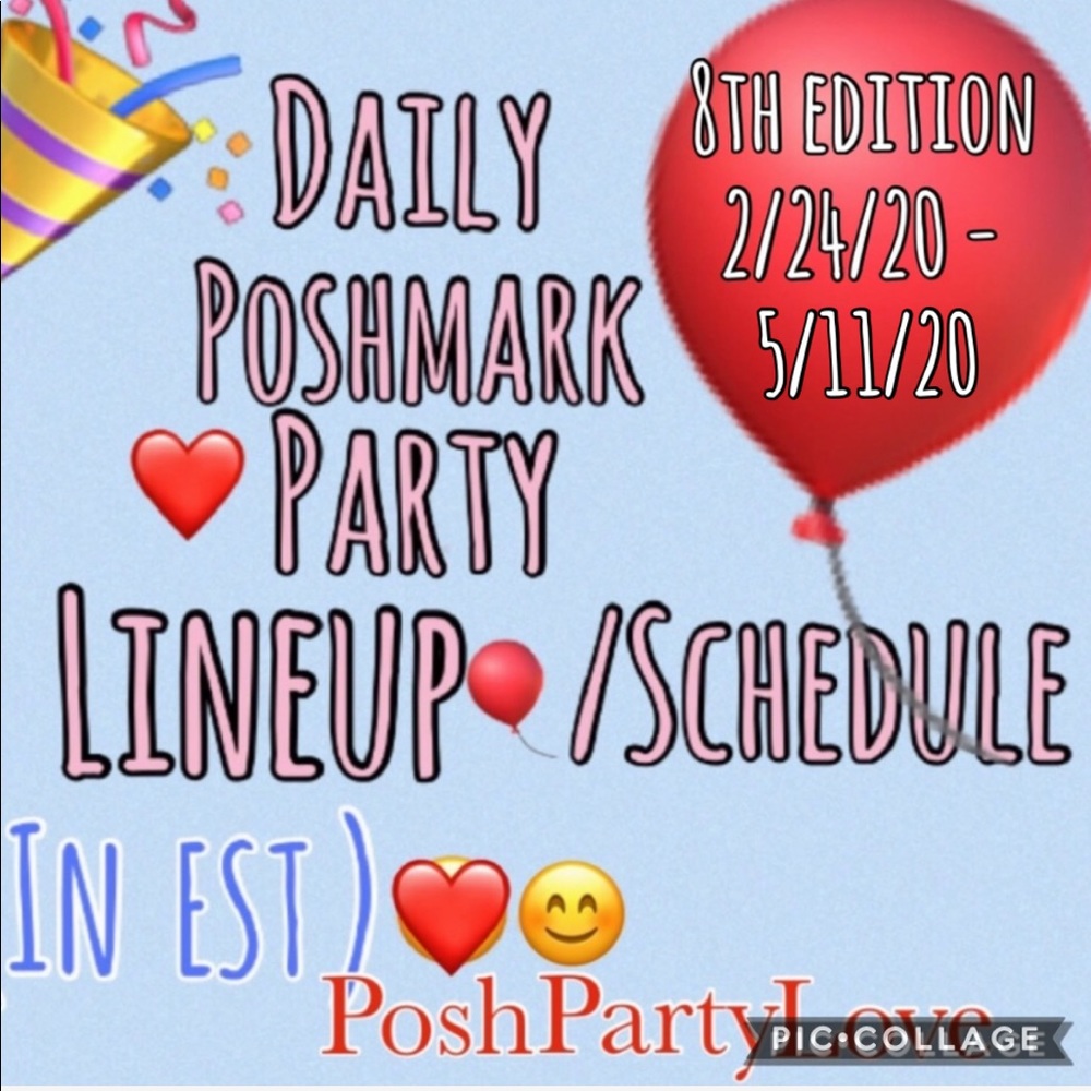 🆕 POSH PARTY HOSTS WEEKLY LINEUP -☝️Updated Daily
